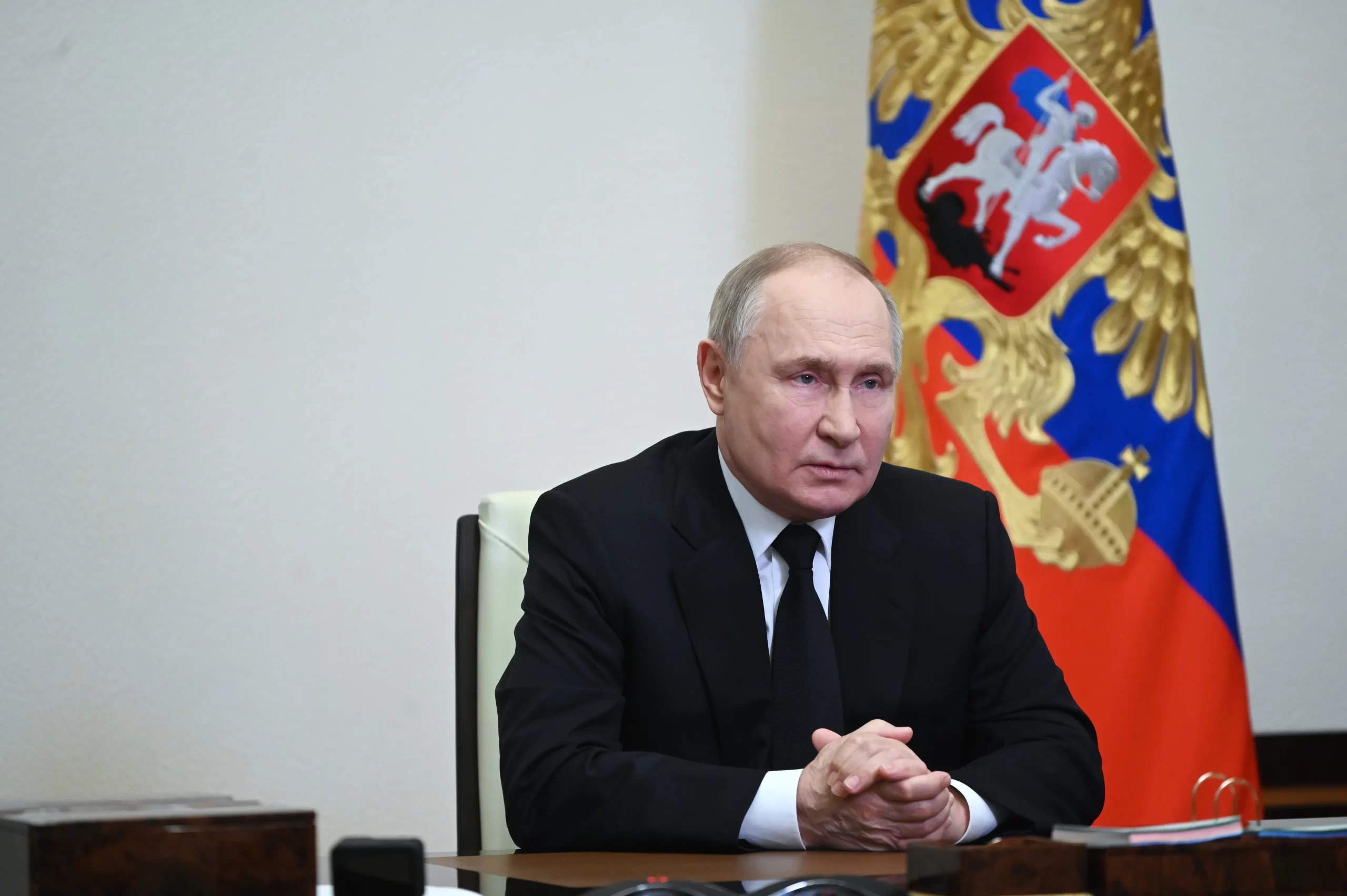 Projev Vladimira Putina v reakci na teroristický útok v Crocusu
